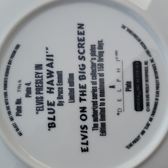 Vintage Elvis Presley collectors plate - Picture 5 of 7